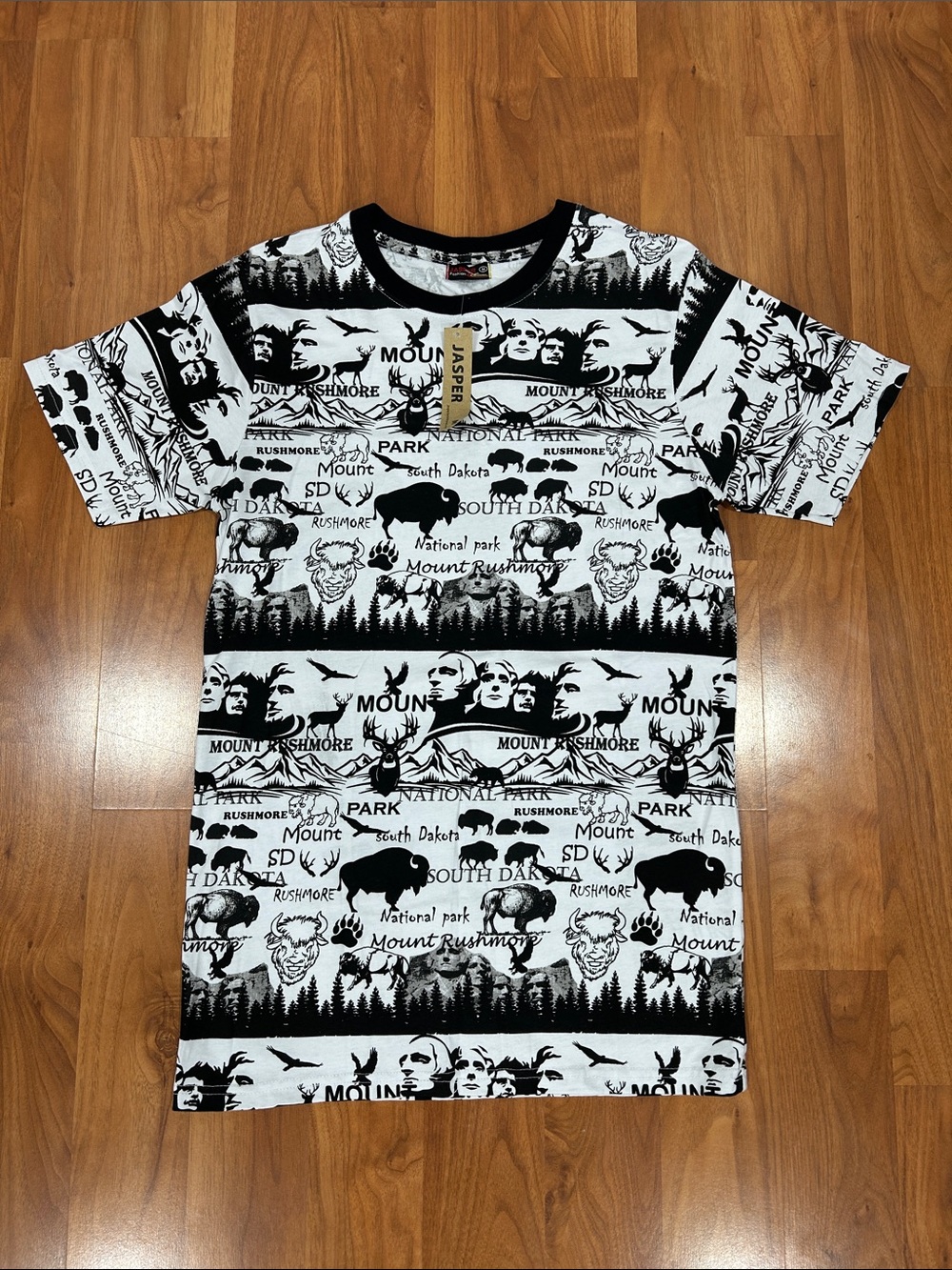 Jasper Black & White Mount Rushmore Graphic Tee